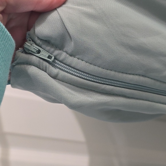 NWT Birdie Grey Kira Chiffon One Shoulder Dress Sage Green Size XXL - Picture 7 of 8